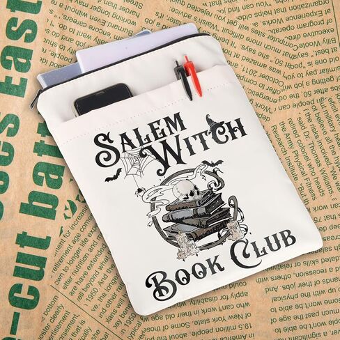 JNIAP Salem Witch Book Club كم كتاب الهالوين هدايا قارئ الكتب هدايا الموسم المخيف، غلاف الكتاب السحري، هدايا أمين مكتبة الهالوين (نوادي الساحرة سالم) in Saudi Arabia