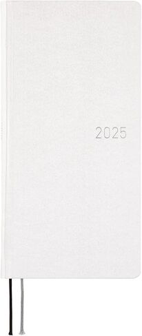 Hobonichi Techo 2025 Weeks [English/Tall and Slim Size/January Start/Planner] Paper Series: Black Gingham in Saudi Arabia
