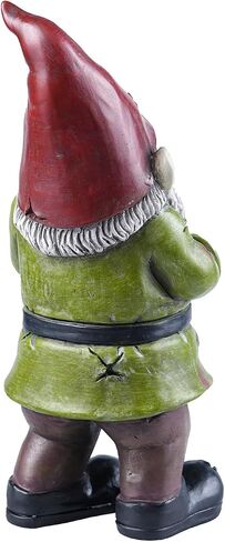 Zombie The Walking Dead Gnome Garden Statue Sculpture Scary Halloween Decoration - Resin, 10 Inches in Kuwait