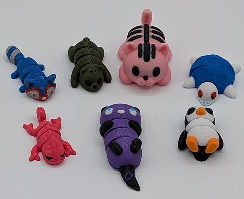 10 Pack Mystery Egg - 3D Printed Articulating Figurines - Unique and Fun Designs Mystery Egg in Saudi Arabia