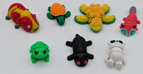 10 Pack Mystery Egg - 3D Printed Articulating Figurines - Unique and Fun Designs Mystery Egg in Saudi Arabia
