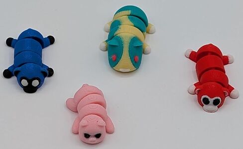 10 Pack Mystery Egg - 3D Printed Articulating Figurines - Unique and Fun Designs Mystery Egg in Saudi Arabia