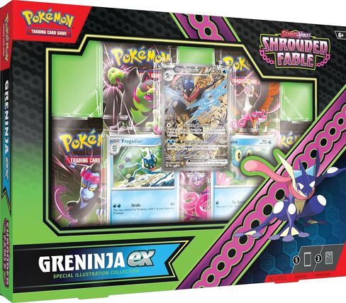 بوكيمون TCG: القرمزي والبنفسجي: مجموعة الرسوم التوضيحية الخاصة GRENINJA EX SPECIAL Illustration Collection in Saudi Arabia