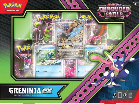 بوكيمون TCG: القرمزي والبنفسجي: مجموعة الرسوم التوضيحية الخاصة GRENINJA EX SPECIAL Illustration Collection in Saudi Arabia