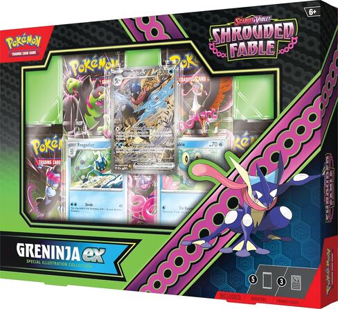 بوكيمون TCG: القرمزي والبنفسجي: مجموعة الرسوم التوضيحية الخاصة GRENINJA EX SPECIAL Illustration Collection in Saudi Arabia