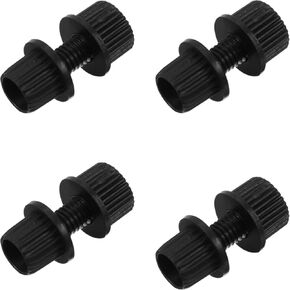 FAVOMOTO Set of 4 Nylon License Plate Fasteners for Motorcycles and Scooters - Bolts, Nuts, and Screws for Easy Installation of License Plate Frame