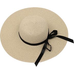 Women's Sun Hats with Wide Brim,Sun Protection Hats for Ladies, for holiyday,Beach Hats with an Adjustment Strap.