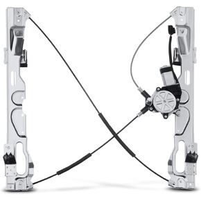A-Premium Power Window Regulator Compatible with Ford F-150 2009-2010 Lincoln Mark LT 2010 Pickup with 2-pin Motor Front Passenger Side