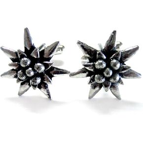 Kiola Designs Edelweiss Flower Cufflinks