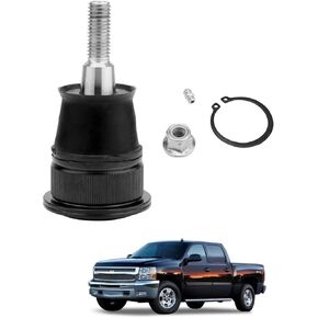 Upper Ball Joint, Compatible with 1999-2010 Chevy Silverado, Avalanche, Suburban, GMC Sierra, Yukon XL 1500 2500 3500 HD, Fit for Stock Control Arms, OE# K6696 KR6696 Front Suspension Upper Ball Joint