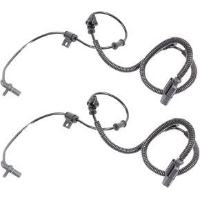 TRQ Front ABS Wheel Speed Sensor Set Compatible with 2018-2020 Ford Expedition 2015-2020 F-150 Lincoln Navigator