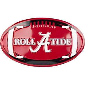 Hangtime University of Alabama - Alabama Crimson Tide Metal Oval License Plate 7 x 12