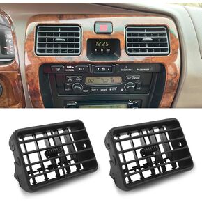 Moonlinks Compatible with Toyota 4runner Tacoma Center Dash Air Vent 1996-2002 Front AC Vent Replacement for 4runner/Tacoma,AC Outlet,Console Air Vent Dashboard Fresh Air Grille,55063-35030,Black