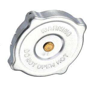 Unifizz Radiator Coolant Reservoir Recovery Cap 6L8617 Stainless Steel Silver Tone Cover for Caterpillar