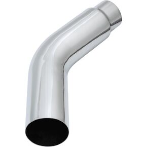 Chromed Exhaust Elbow,5" * 23", 4"ID, 45 Degree