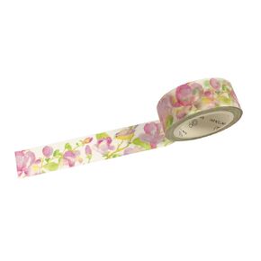Wrapables Flowers and Greens Washi Masking Tape, 15mm x 7m Dark Eucalyptus