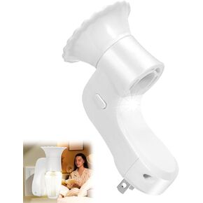 [Update] 2PCS Wall Fragrance Plug in with Light Compatible with Bath and Body Works WallFlower Fragrance, Scent Controller Plug in Essential Oil Diffuser Plugs into The Wall(Fragrance Plug only)