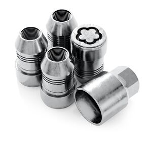 82215711, M14*1.5 Locking Lug Nuts Fits Jeep Wrangler JL Gladiator 2018 2019 2020 2021 2022 2023 2024 Wheel Locks Lug Nuts Set, w/Key