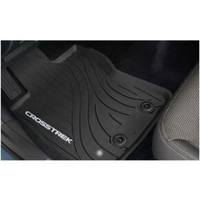 Subaru All Weather Black Rubber Floor Mats Black Rubber (Set of 4) for 2024 2025 Crosstrek - J501SFN000 - Genuine OEM