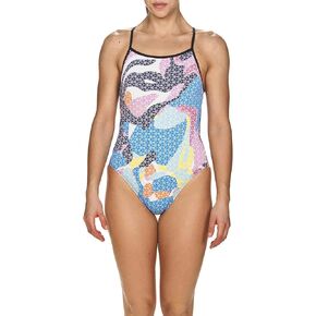 Arena Women's Painted Accelerate Back MaxLife One Piece Swimsuit