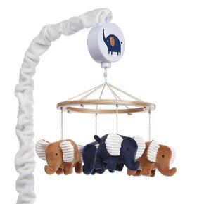 Lambs & Ivy Disney Baby Magical Mickey Mouse Musical Baby Crib Mobile - Gray