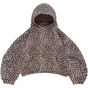 Cheetah Hoodie for Women Oversized Leopard Print Graphic Hoodie Y2k Zip Up Hoodie Vintage 2000s Streetwear
