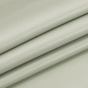 PATIKIL 29x17x0.03 Inch PU Leather Book Cloth, Soft Colored Faux Goat Grain PU Leather Sheets Repair Fabric Patch for Book Binding, Repairing, Crafting, Sewing, White