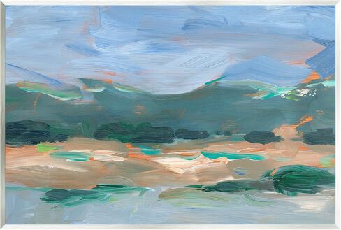 Stupell Industries Abstract Landscape Blue Sky Scenery Wood Wall Art, Design by Ethan Harper in Saudi Arabia