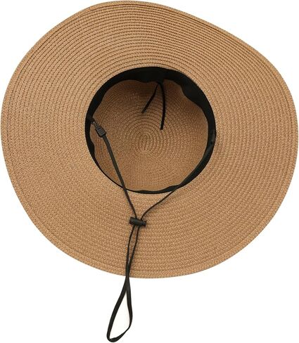 Women's Sun Hats with Wide Brim,Sun Protection Hats for Ladies, for holiyday,Beach Hats with an Adjustment Strap. in Saudi Arabia