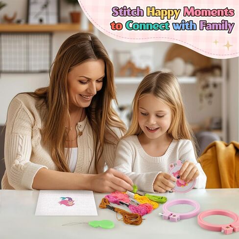 Lxmsja Butterfly 14CT Mini Stamped Cross Stitch Kits for Beginners(6 Sets) in Saudi Arabia