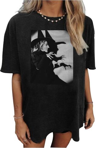 Halloween Oversized T Shirts for Women Girls Will Be Girls Tshirts Halloween Witch Graphic Shirts Halloween Tops Outfits in Kuwait