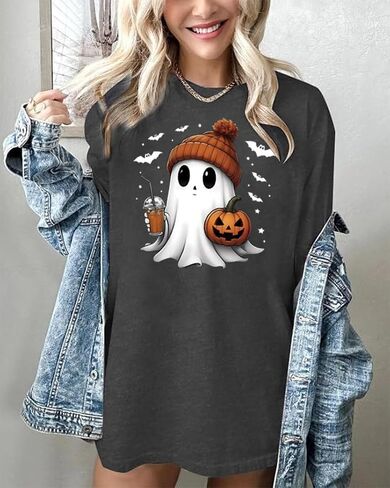 Halloween Oversized T Shirts for Women Girls Will Be Girls Tshirts Halloween Witch Graphic Shirts Halloween Tops Outfits in Kuwait