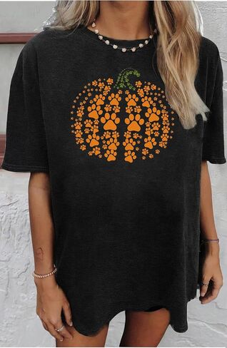 Halloween Oversized T Shirts for Women Girls Will Be Girls Tshirts Halloween Witch Graphic Shirts Halloween Tops Outfits in Kuwait