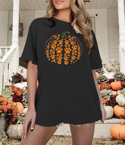 Halloween Oversized T Shirts for Women Girls Will Be Girls Tshirts Halloween Witch Graphic Shirts Halloween Tops Outfits in Kuwait