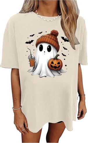 Halloween Oversized T Shirts for Women Girls Will Be Girls Tshirts Halloween Witch Graphic Shirts Halloween Tops Outfits in Kuwait