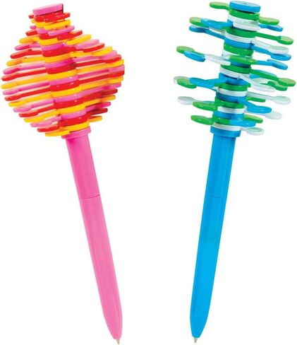 Raymond Geddes Spin Toy Topper Pens (Pack of 12) in Kuwait