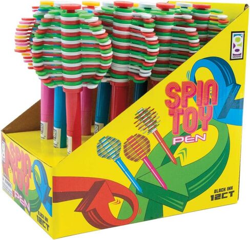 Raymond Geddes Spin Toy Topper Pens (Pack of 12) in Kuwait
