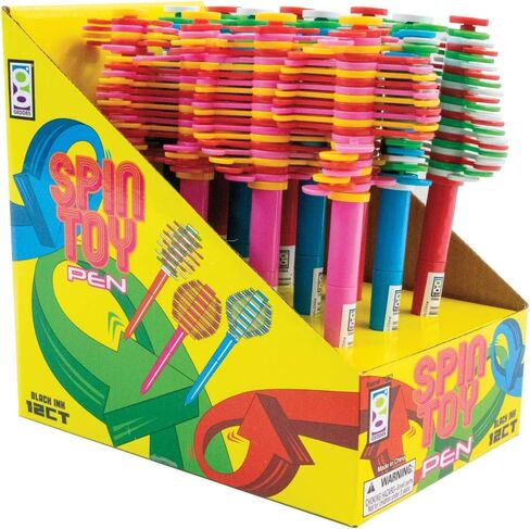 Raymond Geddes Spin Toy Topper Pens (Pack of 12) in Kuwait