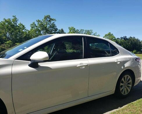 SlickMod Chrome Delete Blackout Vinyl Overlay for 2018-2022 Toyota Camry Window Trim (Gloss Black) in Kuwait