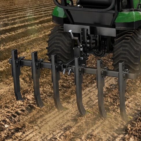 YINTATECH ATV/UTV Plow Implement with 6 Independently Adjustable Scarifier Chisels, Works Better with YINTATECH Manual Implement Lift in Saudi Arabia