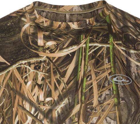 قميص Drake Waterfowl الرجالي EST Camo Performance برقبة دائرية وأكمام طويلة | قميص صيد تبريد للحماية من الشمس بعامل حماية من أشعة الشمس 50+ للرجال in Saudi Arabia