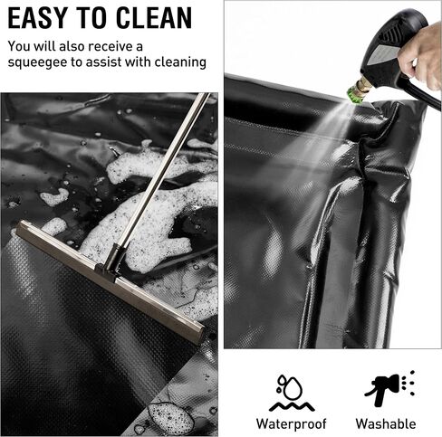 Garage Floor Mat, (7'9" x 18") Under Car Waterproof Containment Mat, Oil Mat for Garage, Garage Mats for Floor Covering, Garage Floor Mat for Under Car, Keeps Floor Dry and Clean in Saudi Arabia
