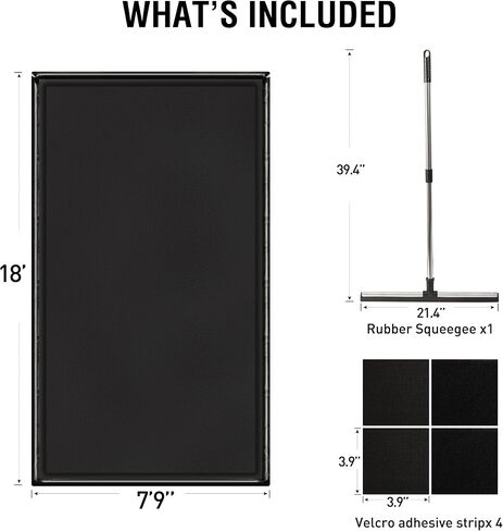 Garage Floor Mat, (7'9" x 18") Under Car Waterproof Containment Mat, Oil Mat for Garage, Garage Mats for Floor Covering, Garage Floor Mat for Under Car, Keeps Floor Dry and Clean in Saudi Arabia