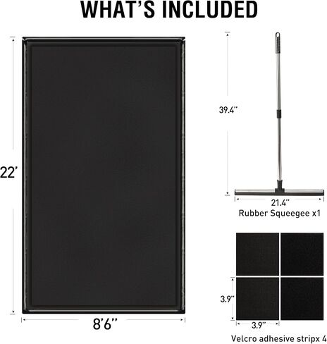Garage Floor Mat, (7'9" x 18") Under Car Waterproof Containment Mat, Oil Mat for Garage, Garage Mats for Floor Covering, Garage Floor Mat for Under Car, Keeps Floor Dry and Clean in Saudi Arabia