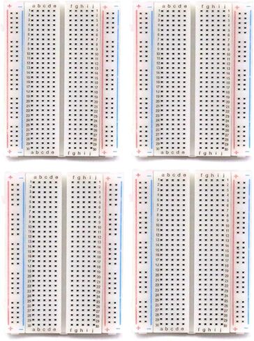 12 قطعة مجموعة لوحة خبز صغيرة 170 نقطة ربط صغيرة صغيرة بدون لحام مجموعة لوحة PCB لدرع Arduino Proto (6 ألوان 12 قطعة) in Saudi Arabia