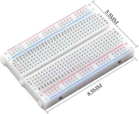 12 قطعة مجموعة لوحة خبز صغيرة 170 نقطة ربط صغيرة صغيرة بدون لحام مجموعة لوحة PCB لدرع Arduino Proto (6 ألوان 12 قطعة) in Saudi Arabia