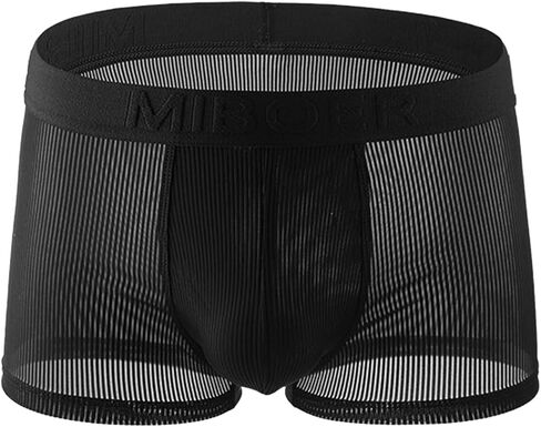 ملابس داخلية للرجال شفافة من خلال سراويل داخلية مثيرة للرجال، سراويل داخلية شبكية قابلة للتنفس in Kuwait