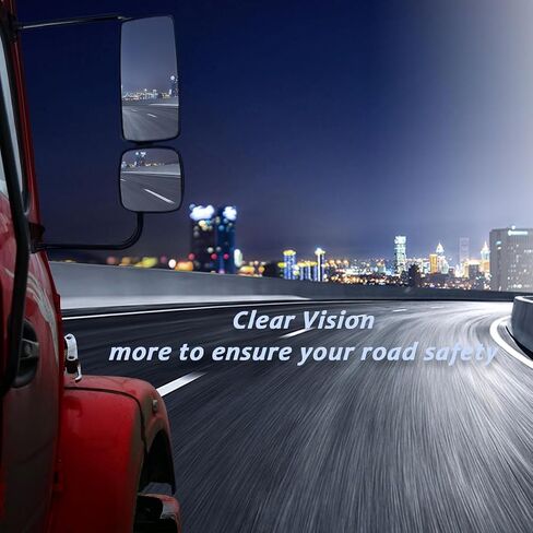 مجموعة مرآة الباب لشاحنة Freightliner M2، مرآة الباب مع ذراع مناسب لشاحنة Freightliner M2 2004-2016 (كروم (فضي)، يمين) in Saudi Arabia