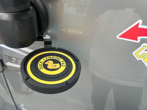 حامل مرآة Duck Zone لسيارة Jeep Wrangler، وسادة هبوط البط متوافقة مع Jeep Wrangler JL JLU & Gladiator JT 2018-current، ضع البط هنا حامل in Kuwait