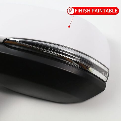 Marretoo for Toyota RAV4 Side Mirror Assembly 2019 2020 2021 2022 2023 2024 | Power | Heated | Turn Signal | BSM (Blind Spot Monitoring) | Replaces TO1320384, TO1320388| Black (BLACK, Driver Side) in Saudi Arabia